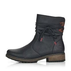 Sale Women'S Short Boots Jet Black Ladies Ankle Boots & Boots