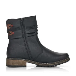 Sale Women'S Short Boots Jet Black Ladies Ankle Boots & Boots