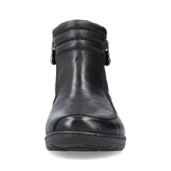 Outlet Women'S Short Boots Glossy Black Ladies Ankle Boots & Boots