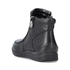Outlet Women'S Short Boots Glossy Black Ladies Ankle Boots & Boots