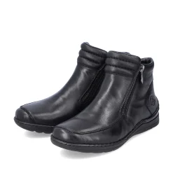Outlet Women'S Short Boots Glossy Black Ladies Ankle Boots & Boots
