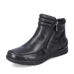 Outlet Women'S Short Boots Glossy Black Ladies Ankle Boots & Boots