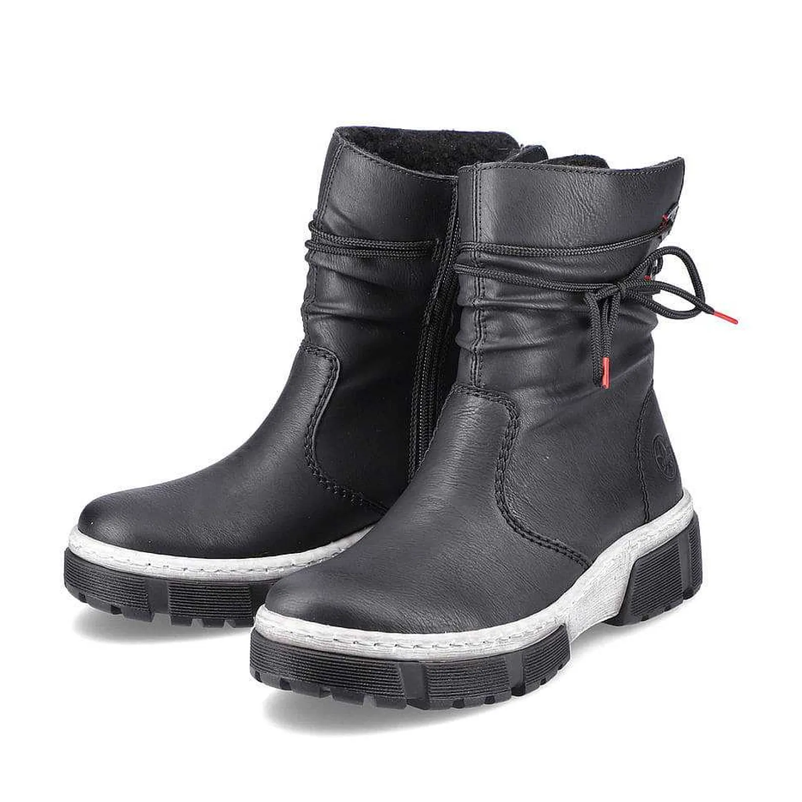New Women'S Short Boots Jet Black Ladies Ankle Boots & Boots