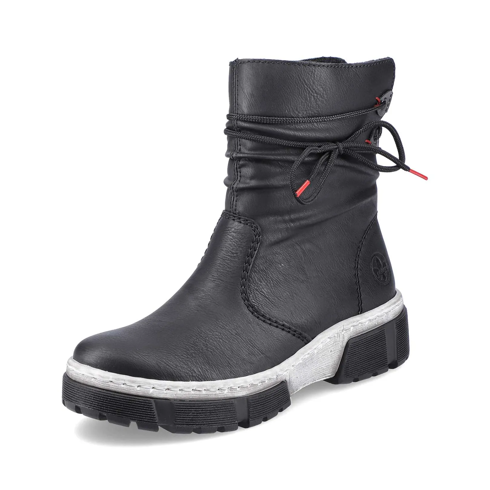 New Women'S Short Boots Jet Black Ladies Ankle Boots & Boots