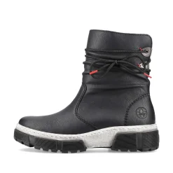 New Women'S Short Boots Jet Black Ladies Ankle Boots & Boots