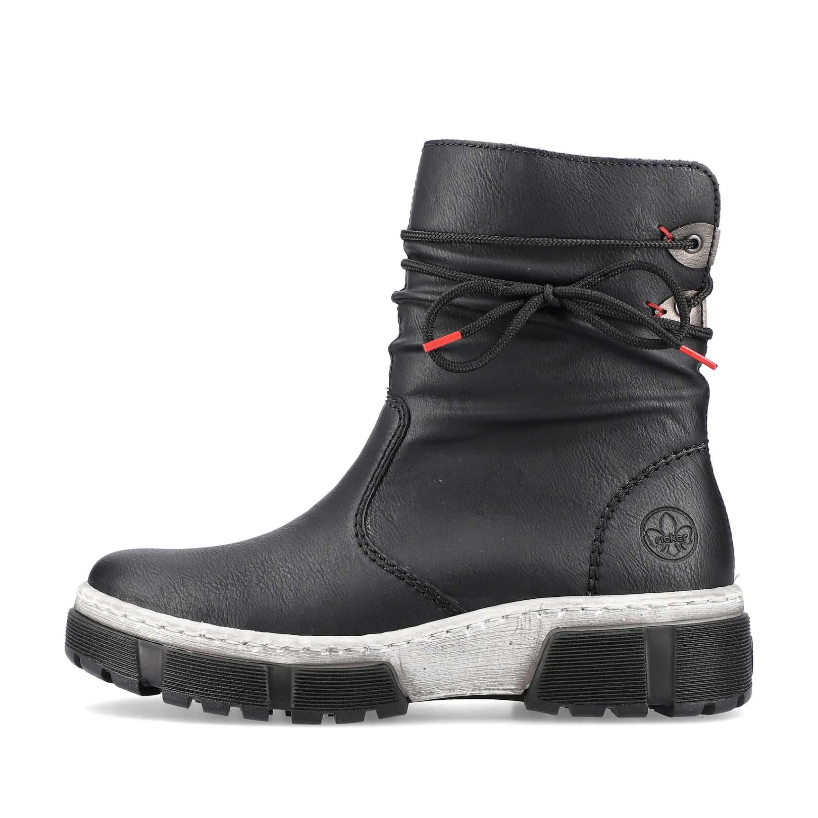New Women'S Short Boots Jet Black Ladies Ankle Boots & Boots