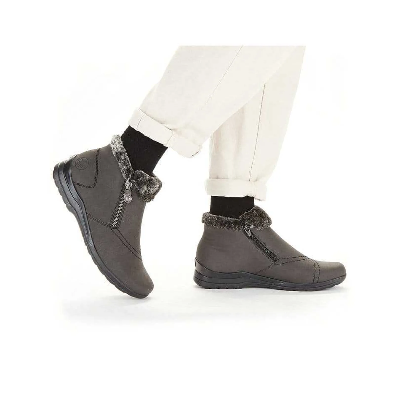 Best Women'S Short Boots Anthracite Ladies Ankle Boots & Boots