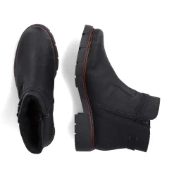 New Women'S Short Boots Night Black Ladies Ankle Boots & Boots