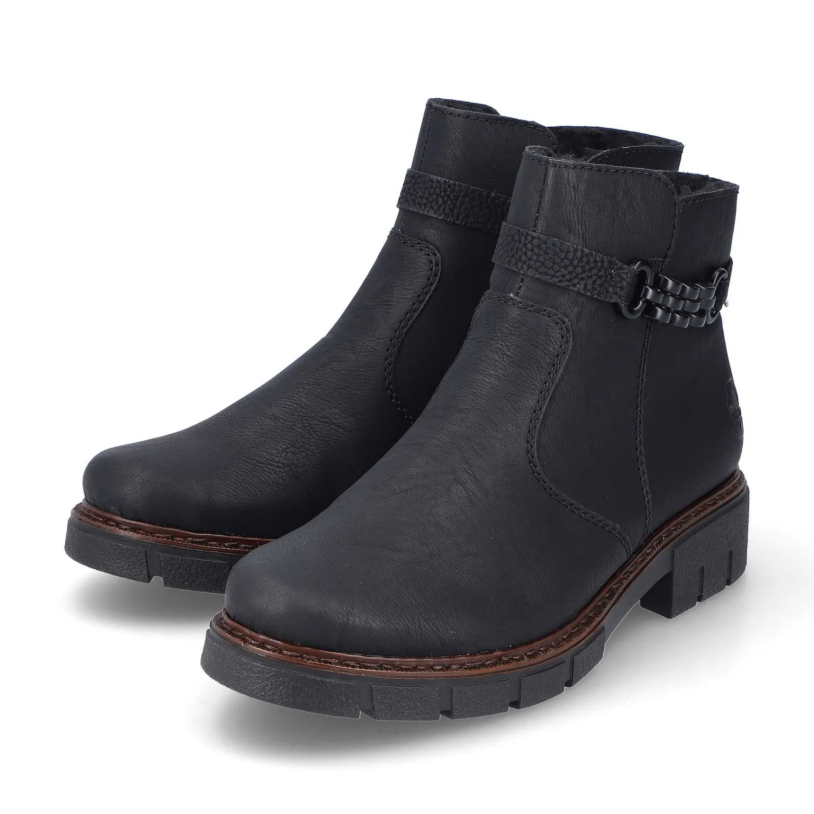 New Women'S Short Boots Night Black Ladies Ankle Boots & Boots
