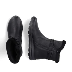 Outlet Women'S Short Boots Jet Black Ladies Ankle Boots & Boots