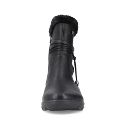 Outlet Women'S Short Boots Jet Black Ladies Ankle Boots & Boots