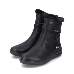 Outlet Women'S Short Boots Jet Black Ladies Ankle Boots & Boots