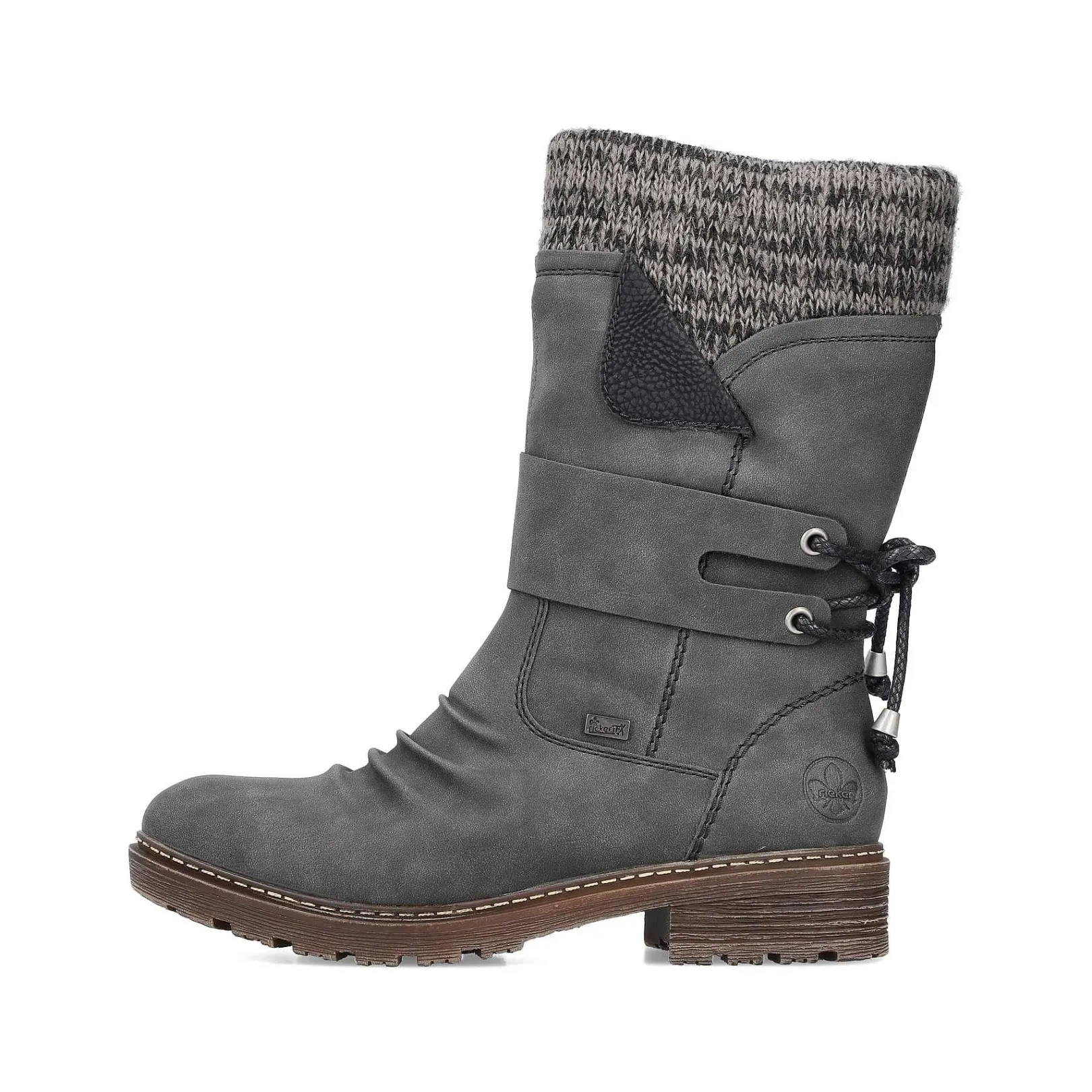 Outlet Women'S Short Boots Anthracite Ladies Ankle Boots & Boots