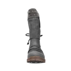 Outlet Women'S Short Boots Anthracite Ladies Ankle Boots & Boots