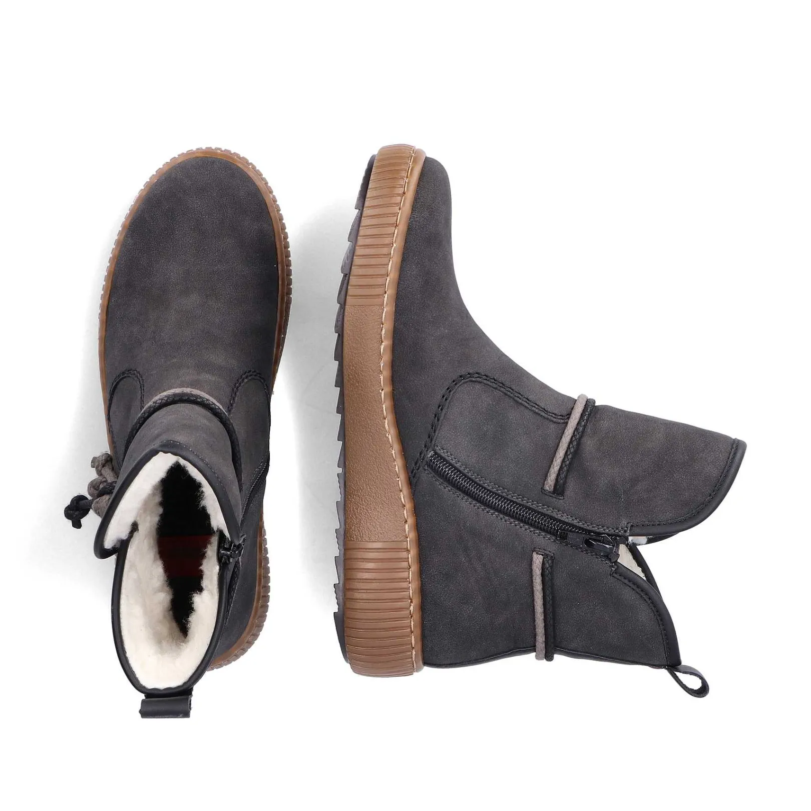 Best Women'S Short Boots Granite Gray Ladies Ankle Boots & Boots