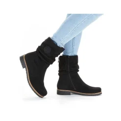 Discount Women'S Short Boots Graphite Black Ladies Ankle Boots & Boots
