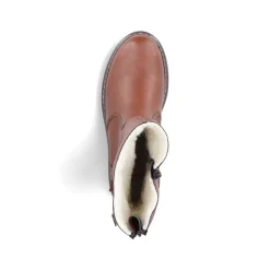New Women'S Short Boots Copper Brown Ladies Ankle Boots & Boots