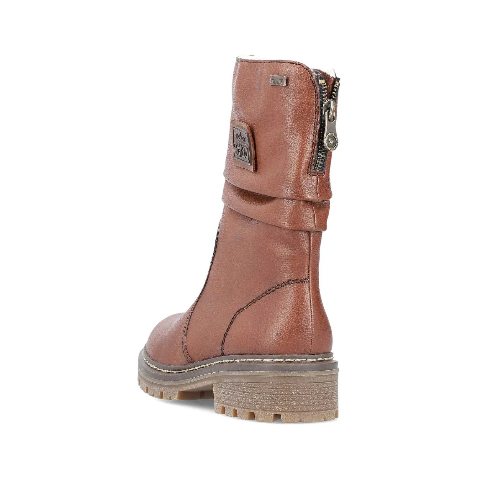 New Women'S Short Boots Copper Brown Ladies Ankle Boots & Boots