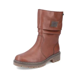 New Women'S Short Boots Copper Brown Ladies Ankle Boots & Boots