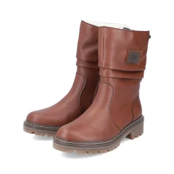 New Women'S Short Boots Copper Brown Ladies Ankle Boots & Boots