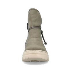 Discount Women'S Short Boots Gray Green Ladies Ankle Boots & Boots