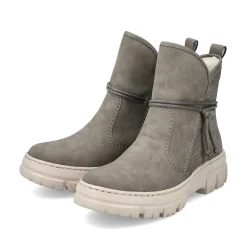 Discount Women'S Short Boots Gray Green Ladies Ankle Boots & Boots