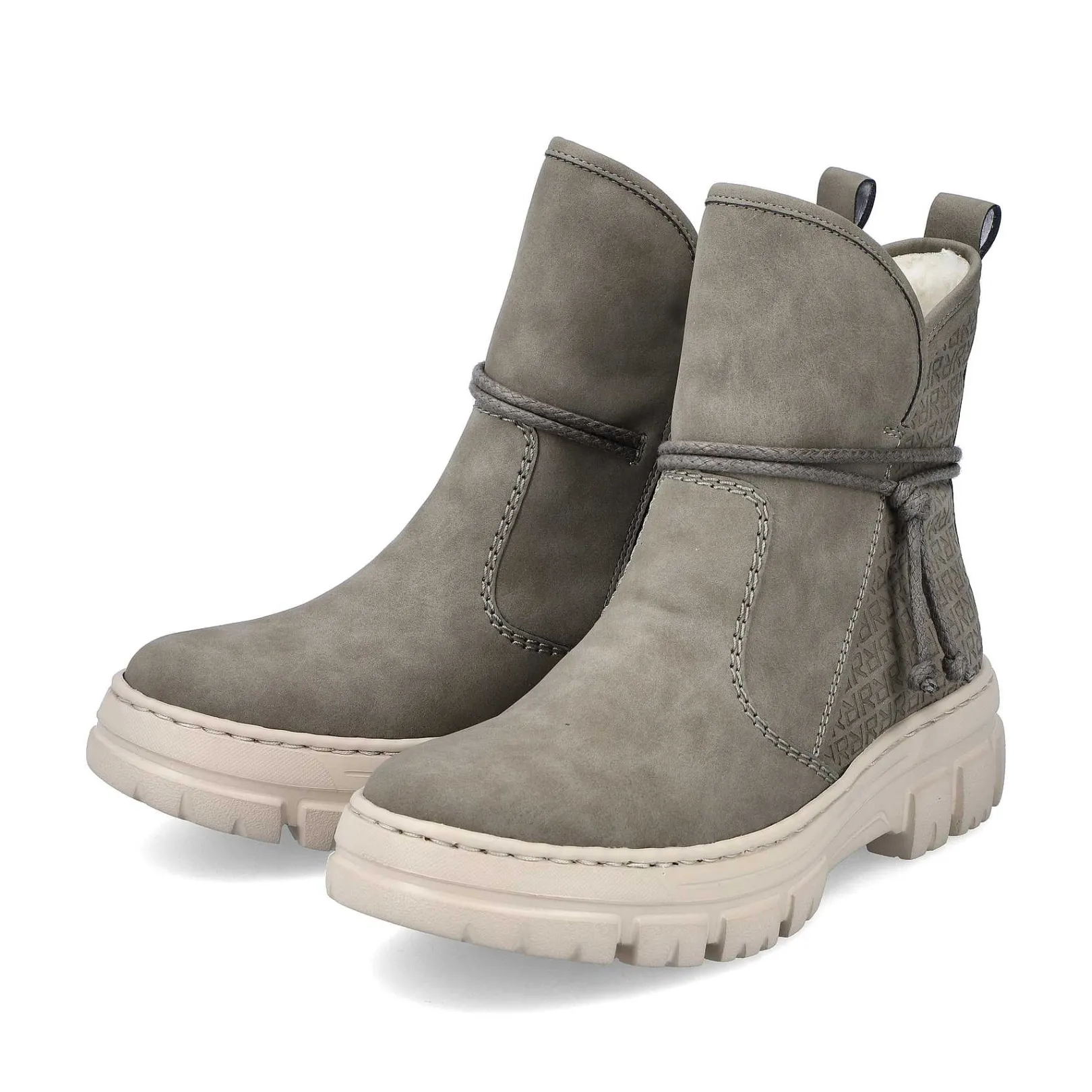 Discount Women'S Short Boots Gray Green Ladies Ankle Boots & Boots