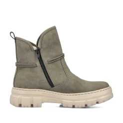 Discount Women'S Short Boots Gray Green Ladies Ankle Boots & Boots