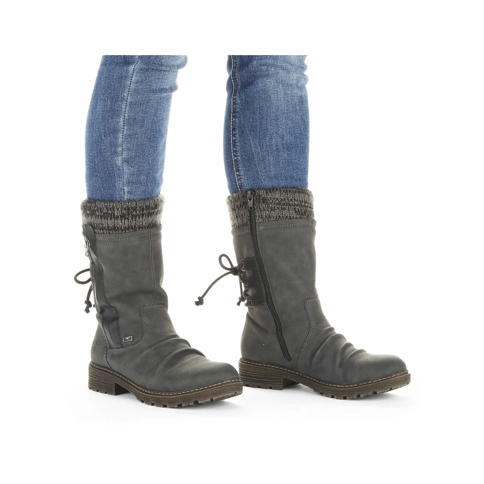 Hot Women'S Short Boots Granite Gray Ladies Ankle Boots & Boots