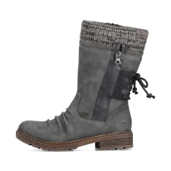 Hot Women'S Short Boots Granite Gray Ladies Ankle Boots & Boots