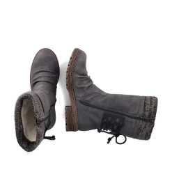 Hot Women'S Short Boots Granite Gray Ladies Ankle Boots & Boots