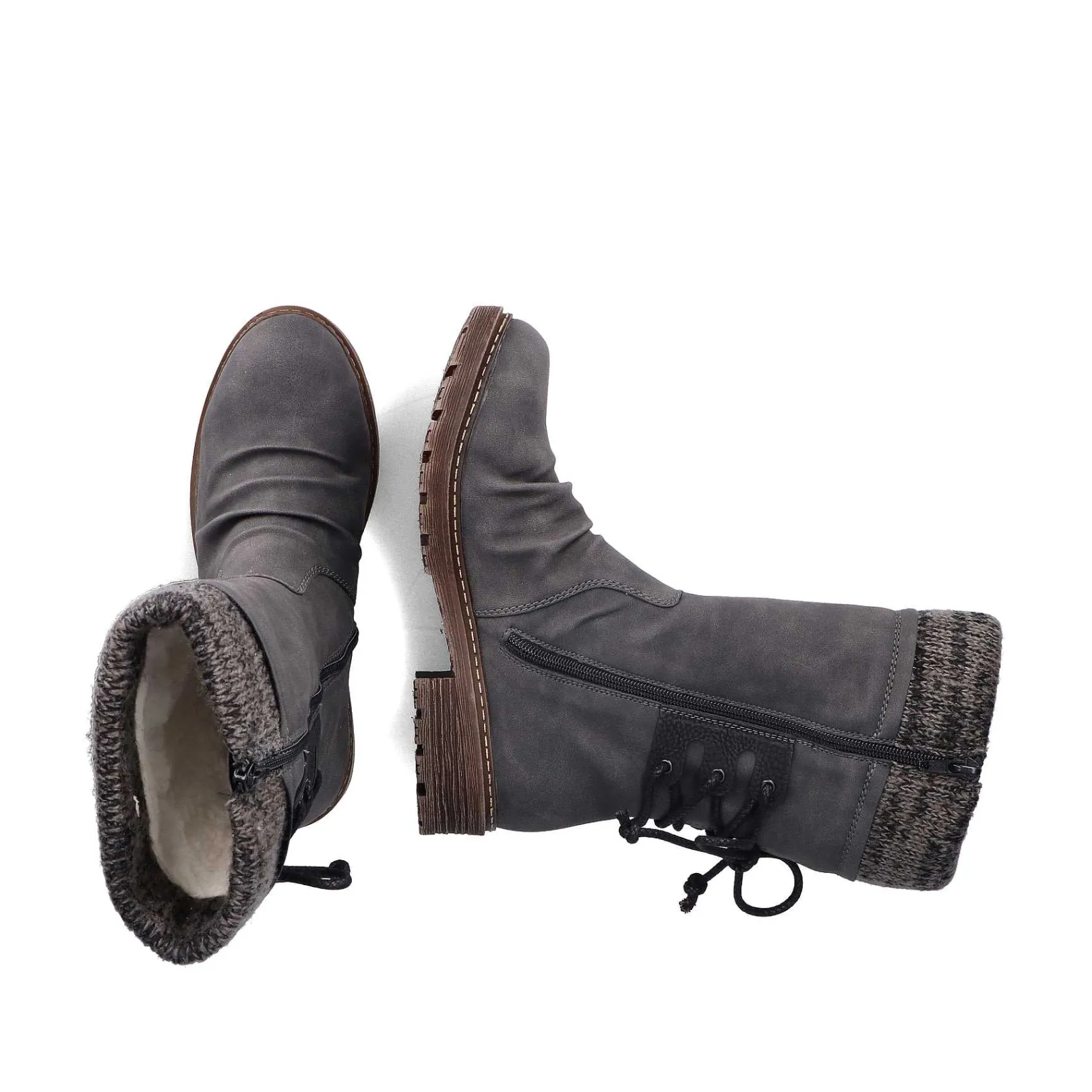 Hot Women'S Short Boots Granite Gray Ladies Ankle Boots & Boots