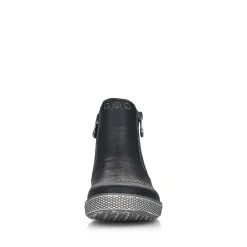 Online Women'S Short Boots Jet Black Ladies Ankle Boots & Boots