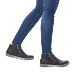 Online Women'S Short Boots Jet Black Ladies Ankle Boots & Boots
