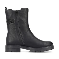 Discount Women'S Short Boots Jet Black Ladies Ankle Boots & Boots
