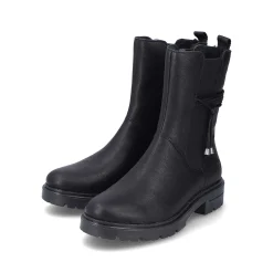 Discount Women'S Short Boots Jet Black Ladies Ankle Boots & Boots
