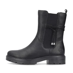 Discount Women'S Short Boots Jet Black Ladies Ankle Boots & Boots