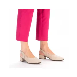 Best Women'S Slingback Pumps Champagne Ladies Heeled Shoes