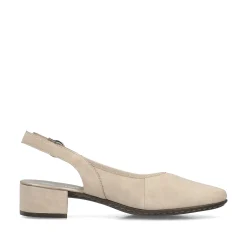 Best Women'S Slingback Pumps Champagne Ladies Heeled Shoes