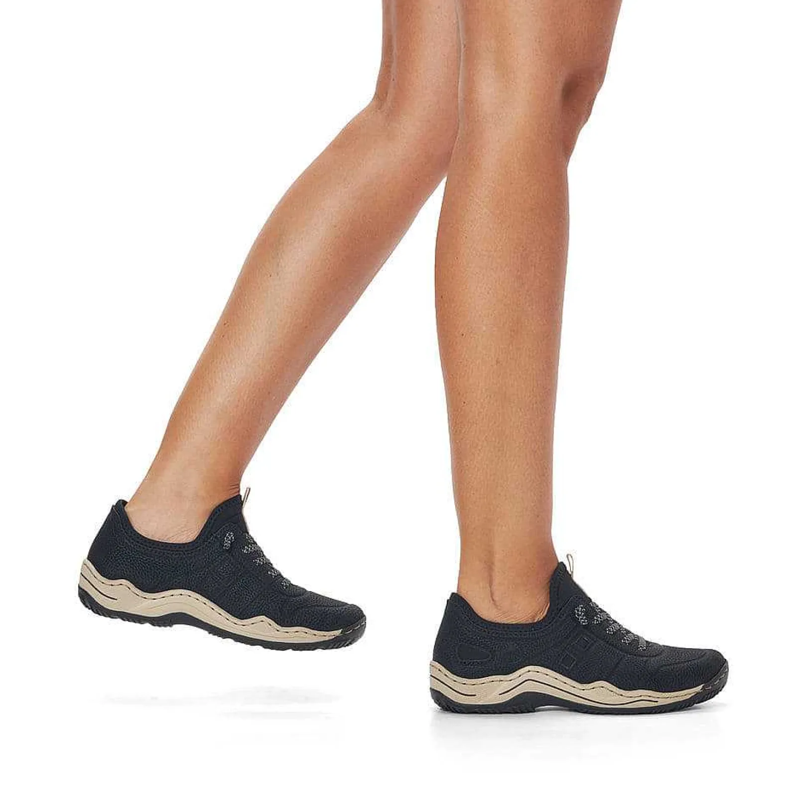 Women'S Slippers Asphalt Black Ladies Low Shoes & Slippers