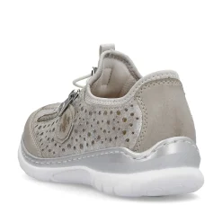New Women'S Slippers Beige Metallic Ladies Low Shoes & Slippers