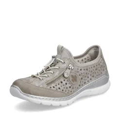 New Women'S Slippers Beige Metallic Ladies Low Shoes & Slippers