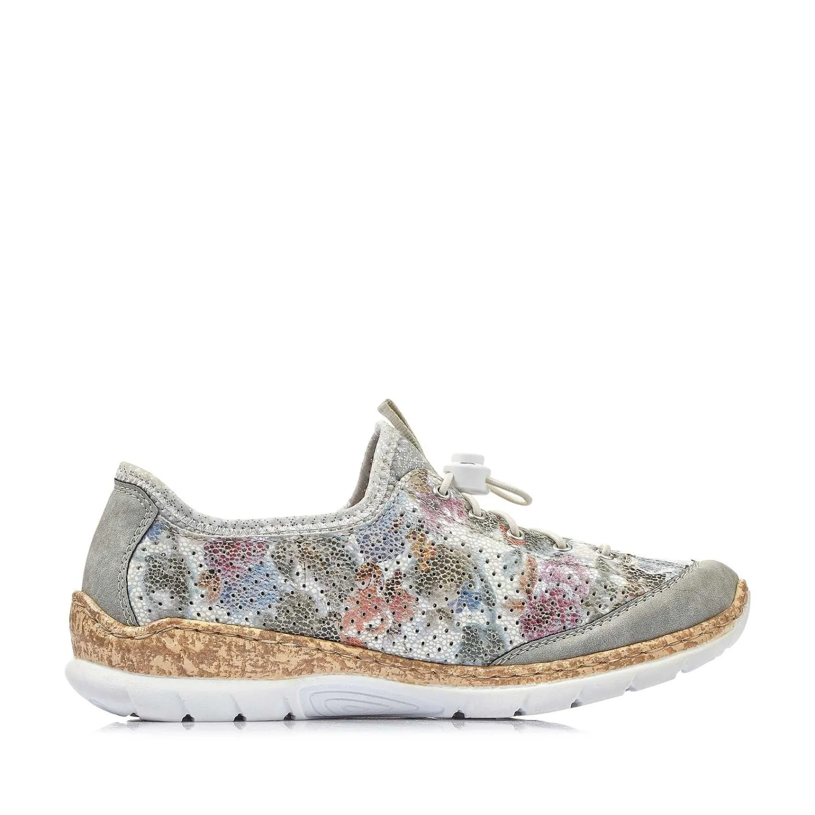Online Women'S Slippers Beige-Multi Ladies Low Shoes & Slippers