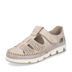 Outlet Women'S Slippers Brown-Beige Ladies Low Shoes & Slippers