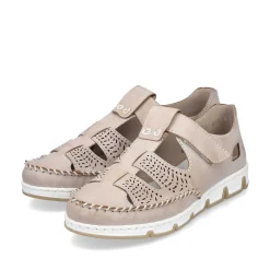 Outlet Women'S Slippers Brown-Beige Ladies Low Shoes & Slippers