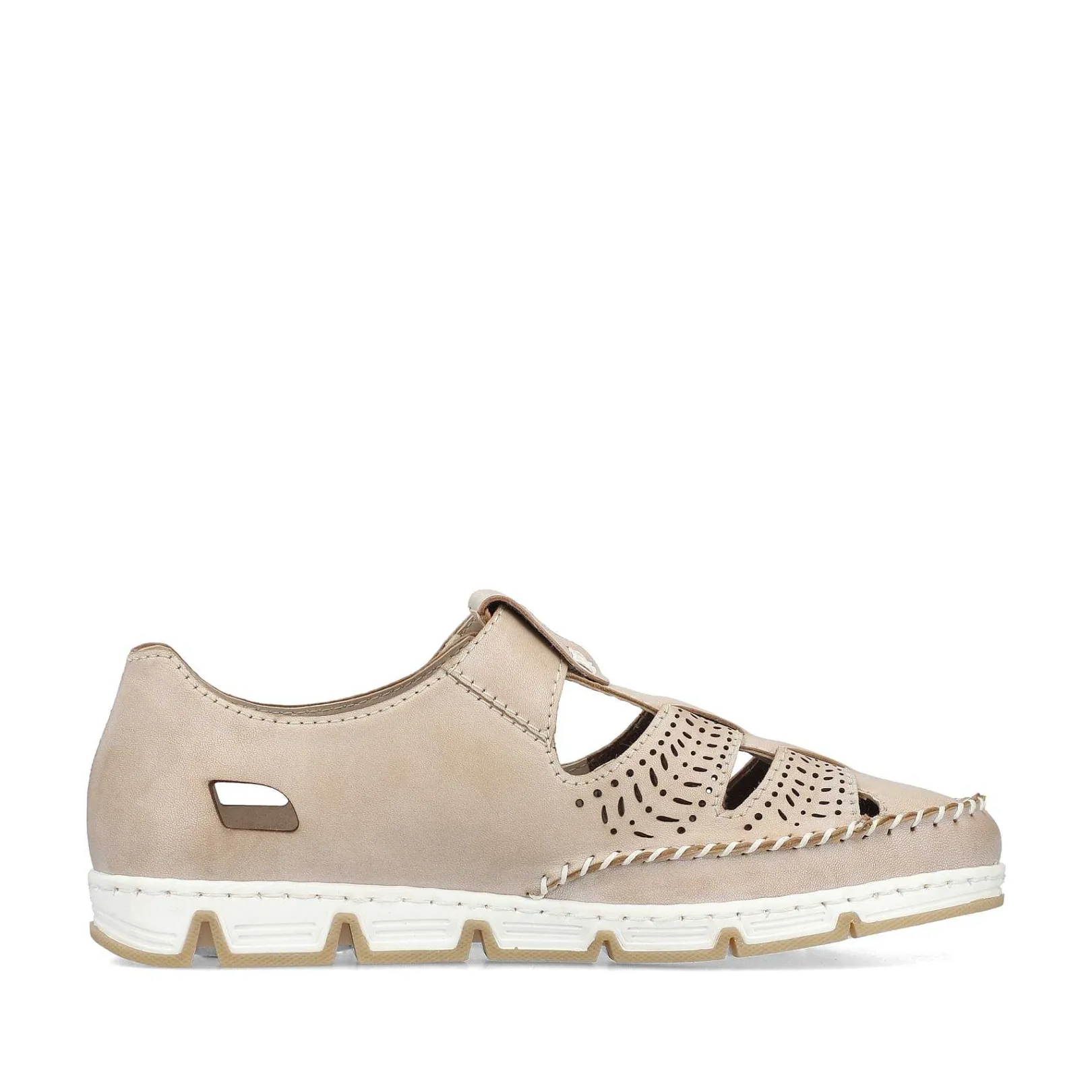 Outlet Women'S Slippers Brown-Beige Ladies Low Shoes & Slippers