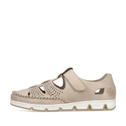 Outlet Women'S Slippers Brown-Beige Ladies Low Shoes & Slippers