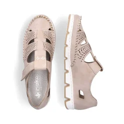 Outlet Women'S Slippers Brown-Beige Ladies Low Shoes & Slippers