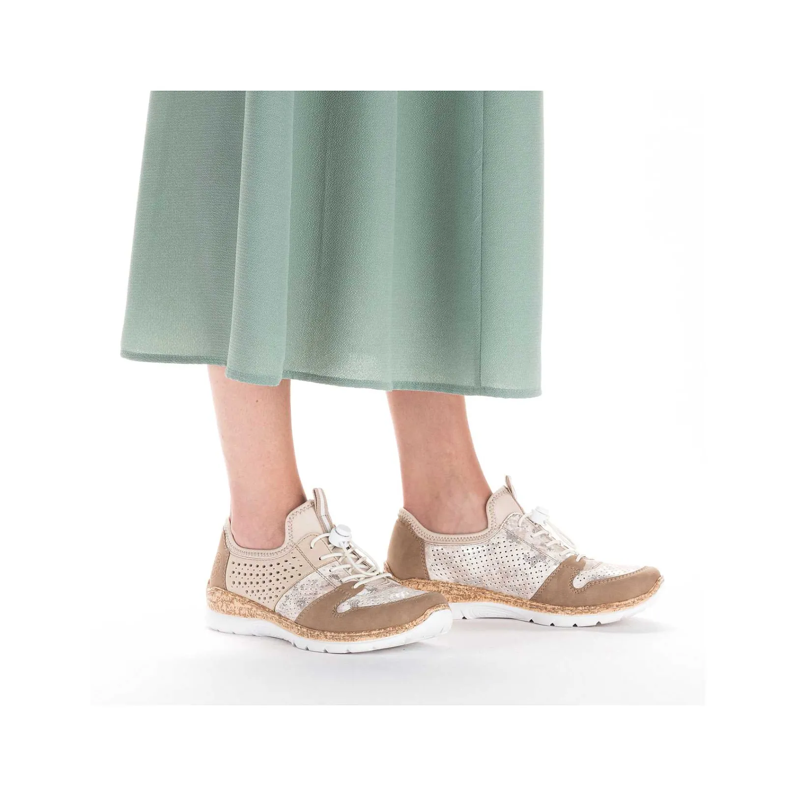 Women'S Slippers Brown Beige Ladies Low Shoes & Slippers