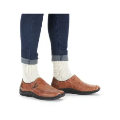 Outlet Women'S Slippers Caramel Brown Ladies Low Shoes & Slippers